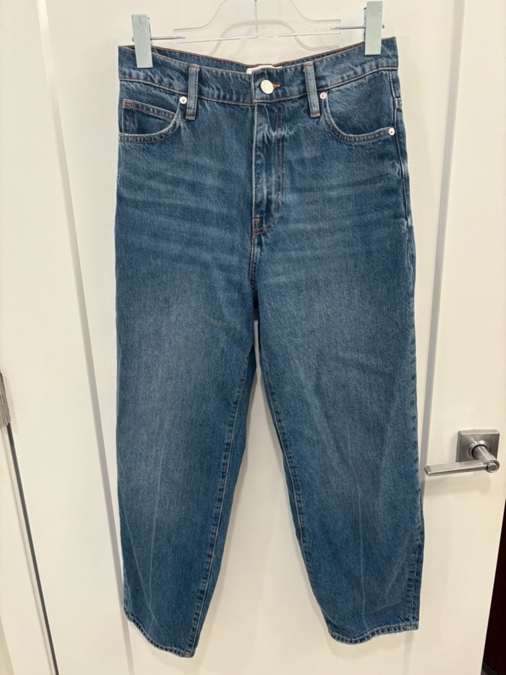 Frame Denim Ultra High Rise Barrel Jeans Size 27